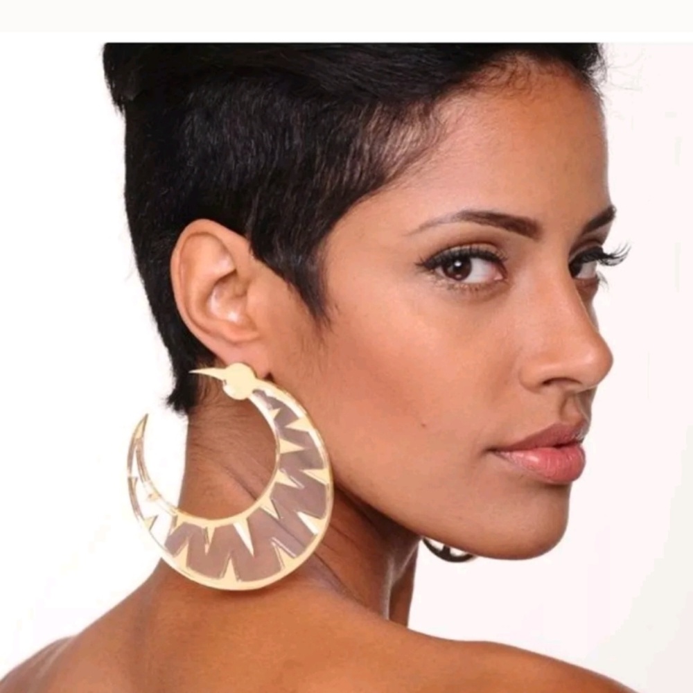 SOLD. Moon Crescent Earrings